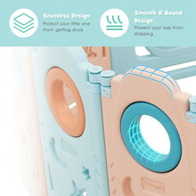 Load image into Gallery viewer, 14-Panel Foldable Baby Safety Play Yard with Lockable Gate