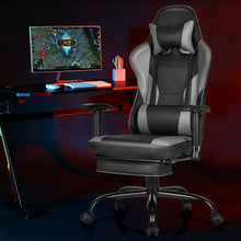 Load image into Gallery viewer, Massage Gaming Chair Recliner w/Footrest and Adjustable Armrests for Home&Office