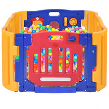Load image into Gallery viewer, 4 Panel Safety Baby Center Playpen-Blue