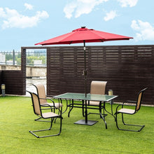 Load image into Gallery viewer, Steel Heavy Duty Patio Market Umbrella Base with 3 Adapters for Backyard