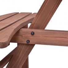 Load image into Gallery viewer, 6-Person Patio Wood Picnic Table Beer Bench Set