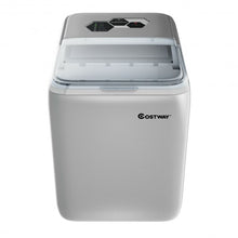 Load image into Gallery viewer, 44 lbs Portable Countertop Ice Maker Machine with Scoop-Silver