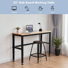 Load image into Gallery viewer, 53" Adjustable Heavy-Duty Workbench with Rubber Wood Top
