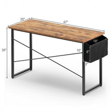 Load image into Gallery viewer, Modern Computer Desk with Storage Bag-47" x 20" x 30"