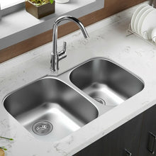 Load image into Gallery viewer, 32" Stainless Steel Double Bowl Kitchen Sink