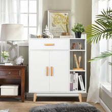 Load image into Gallery viewer, Floor Storage Cabinet Free Standing Cupboard Chest