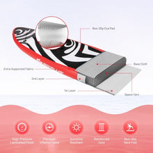 Load image into Gallery viewer, 10' Inflatable Stand up Adjustable Fin Paddle Surfboard with Bag