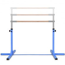 Load image into Gallery viewer, Adjustable Gymnastics Horizontal Bar for Kids-Blue