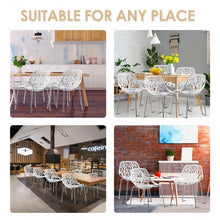Load image into Gallery viewer, Set Of 6 Accent Armless Plastic Dining Side Chairs