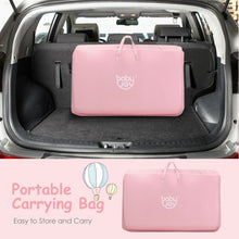 Load image into Gallery viewer, Travel Portable Baby Bed Side Sleeper Bassinet Crib with Carrying Bag-Pink