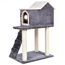 Load image into Gallery viewer, 36" Tower Condo Scratching Posts Ladder Cat Tree