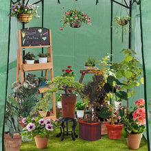 Load image into Gallery viewer, 6'x 8' Portable Walk-in Greenhouse W/Window-Green