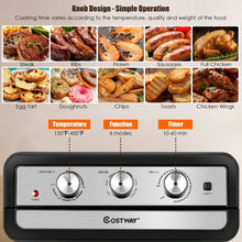Load image into Gallery viewer, 23 QT 6-in-1 Air Fryer Toaster Oven with 9 Accessories