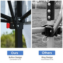 Load image into Gallery viewer, 7 x 7 FT Sland Adjustable Portable Canopy Tent w/ Backpack-Gray