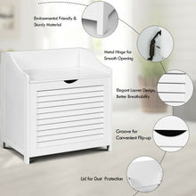 Load image into Gallery viewer, Laundry Hamper Cabinet Laundry Sorter Chest with Seat