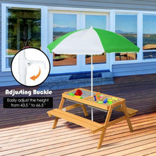 Load image into Gallery viewer, 3 In 1 Convertible Picnic Table Set for Kids