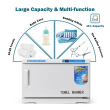 Load image into Gallery viewer, 2-in-1 Hot Towel Warmer Cabinet UV Sterilizer