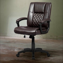 Load image into Gallery viewer, Ergonomic PU Leather Mid-Back Computer Office Chair