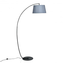 Load image into Gallery viewer, Arc Sturdy Base Modern Floor Lamp with Hanging Lampshade-Black