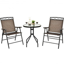 Load image into Gallery viewer, 3Pcs Patio Pub Dining Set