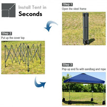 Load image into Gallery viewer, 10'x10' Outdoor Commercial Pop up Canopy Tent-Blue
