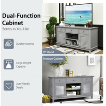 Load image into Gallery viewer, TV Stand Media Console with Drawers Cabinets-Gray