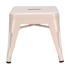 Load image into Gallery viewer, Set of 4 Lightweight Stackable Metal Tolix Kids Stool-Natural