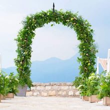 Load image into Gallery viewer, 8'4" x 4'7" Gothic Steel Rose Arch