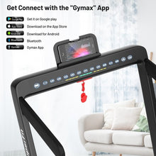 Load image into Gallery viewer, 2-in-1 Electric Motorized Folding Treadmill with Dual Display and Bluetooth Speaker-Black