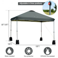Load image into Gallery viewer, 10'x10' Outdoor Commercial Pop up Canopy Tent-Gray