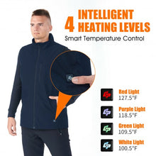 Load image into Gallery viewer, Men' & Women' Electric USB Heated Sleeveless Vest-Navy-M