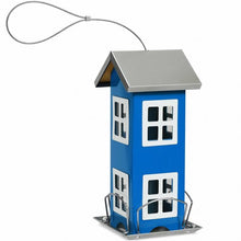 Load image into Gallery viewer, Outdoor Garden Yard Wild Bird Feeder Weatherproof House-Blue