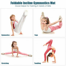 Load image into Gallery viewer, Incline Wedge Fitness Skill Tumbling Gymnastics Mat-Blue