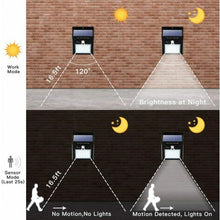 Load image into Gallery viewer, 4 Pcs 30 LED Solar Lights Motion Sensor Solar Powered Wall Lights Garden Path