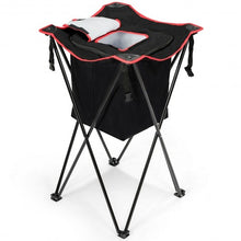 Load image into Gallery viewer, Portable Tub Cooler with Folding Stand and Carry Bag-Black