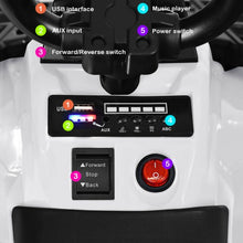 Load image into Gallery viewer, 6V Battery Powered Kids Electric Ride on ATV-White