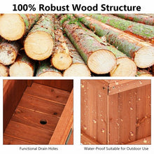 Load image into Gallery viewer, 2' x 4" Wooden Decorative Planter Box for Garden Yard and Window