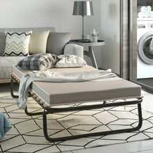Load image into Gallery viewer, Folding Bed with Memory Foam Mattress Metal Guest Sleeper Made in Italy