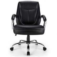 Load image into Gallery viewer, 500 Pounds Big and Tall High Back Adjustable Leather Office Chair Task Chair