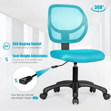 Load image into Gallery viewer, Low-back Computer Task Office Desk Chair with Swivel Casters-Green