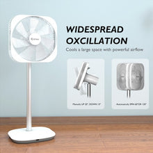 Load image into Gallery viewer, Energy Saving 3D Oscillation DC Stand Fan with Remote Control