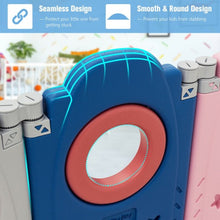 Load image into Gallery viewer, 18-Panel Portable Indoor Outdoor Play Fence with Educational Toys
