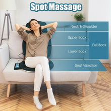 Load image into Gallery viewer, Seat Cushion Massager with Heat and 6 Vibration Motors for Home