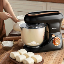Load image into Gallery viewer, 5.3 Qt Stand Kitchen Food Mixer 6 Speed with Dough Hook Beater-Black