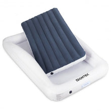 Load image into Gallery viewer, Inflatable Toddler Travel Bed with Safety Bumpers