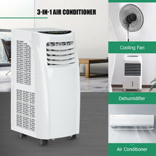 Load image into Gallery viewer, 8 000 BTU Portable Air Conditioner & Dehumidifier