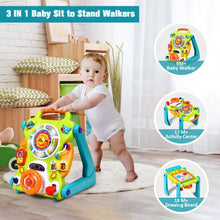 Load image into Gallery viewer, 3 in1 Kids Activity Sit to Stand Musical Learning Walker
