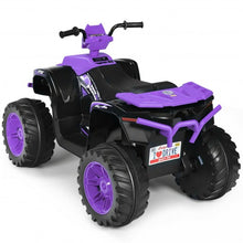 Load image into Gallery viewer, 12V Kids Electric 4-Wheeler ATV Quad Ride On Car with LED Light-Purple