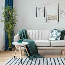 Load image into Gallery viewer, 6 ft Artificial Bamboo Silk Tree Decorative Planter