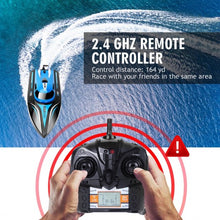 Load image into Gallery viewer, H100 2.4 G Radio Controlled RC High Speed Racing Boat